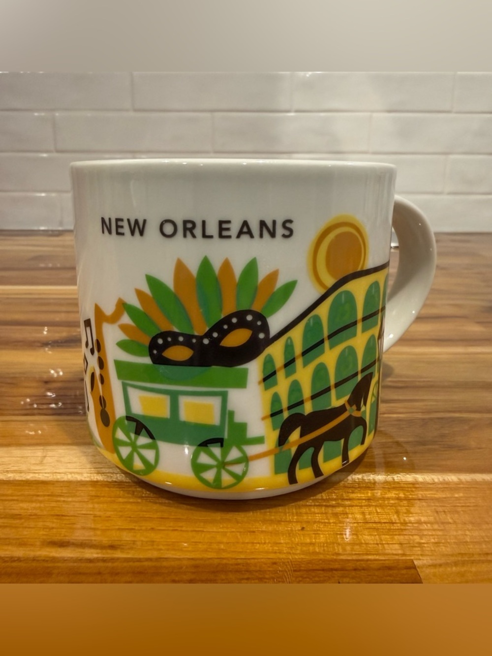 Starbucks You Are Here Collection New Orleans 14 oz Coffee Mug 2015
